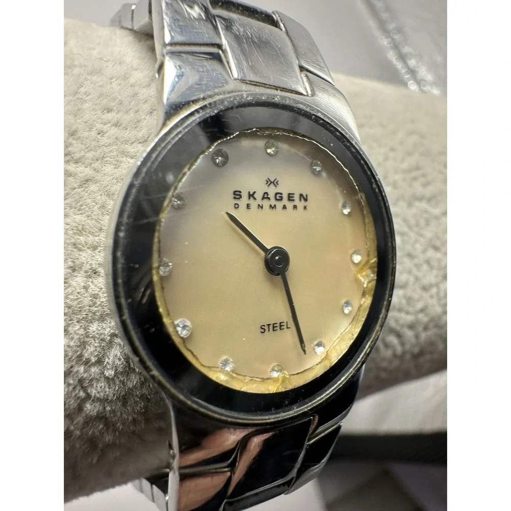 Skagen 430XSSXPD Ladies Watch New Battery MOP 22MM 6